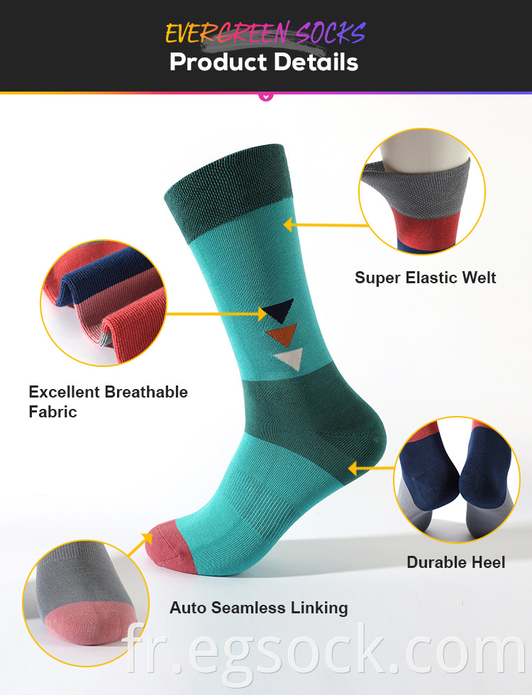 High Quality Cotton Dress Socks